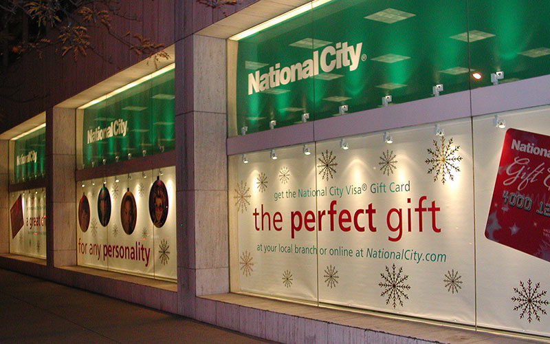 Retail Window Clings by Tectonics