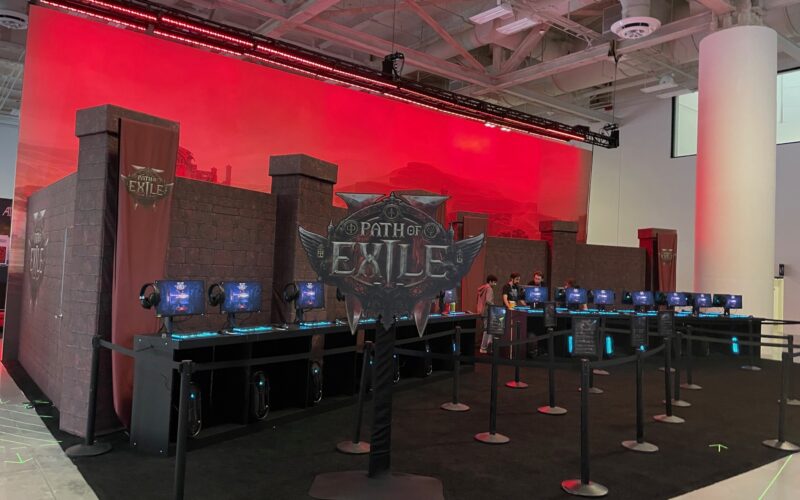 Experiential marketing set up of kiosks